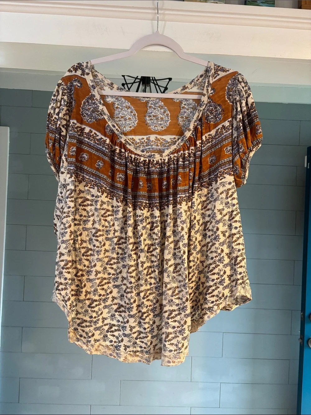 Free People Paisley Tee